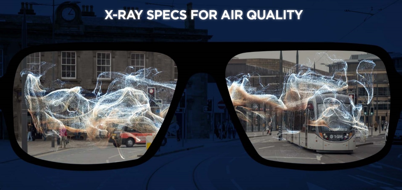 X Ray Specs for Air Quality Analysis